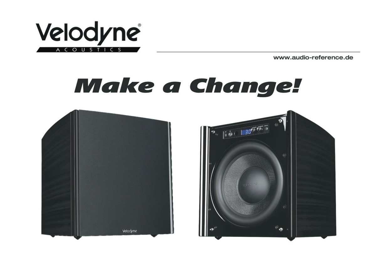 Velodyne Acoustics DD-10 Plus Subwoofer – Geld sparen mit der Trade-In-Aktion „Make a Change“