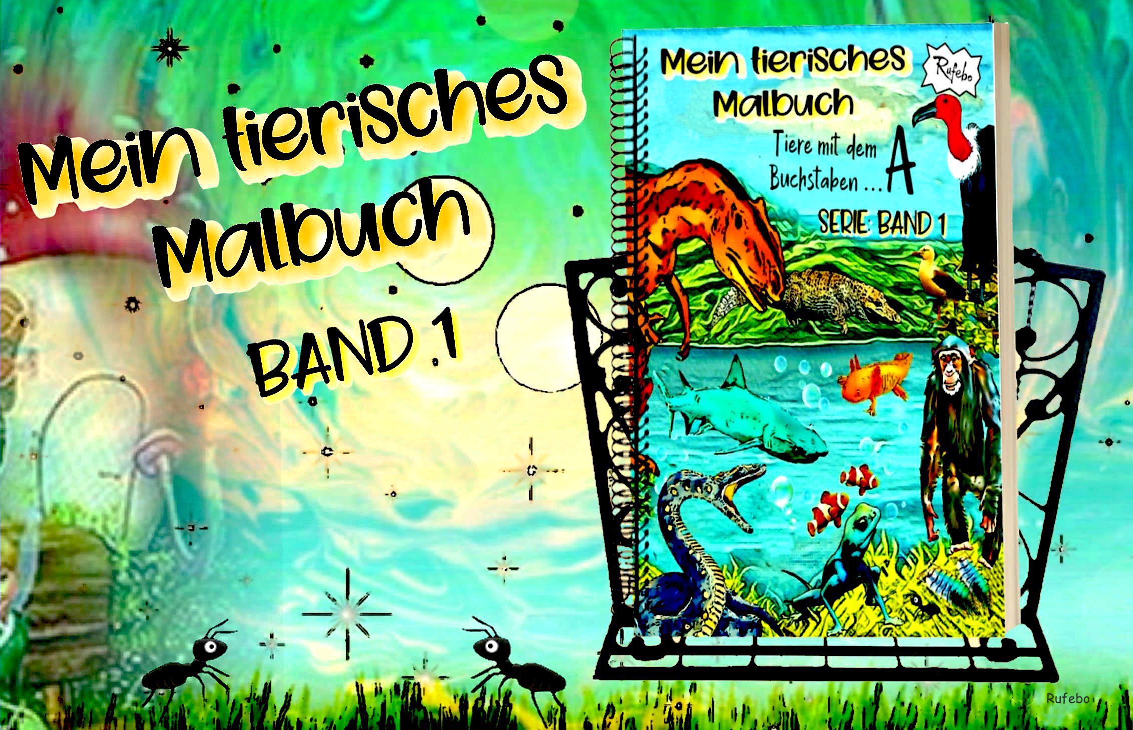 Mein tierisches Malbuch