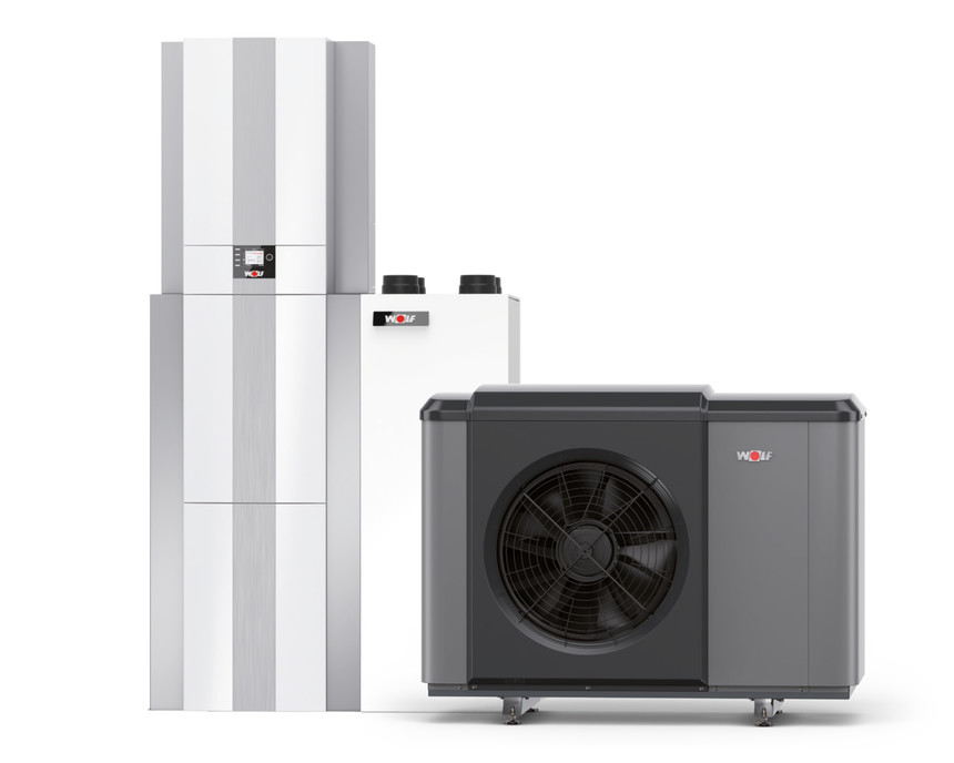 WOLF Haustechnikzentrale CHT-Monoblock komplett BAFA-förderfähig