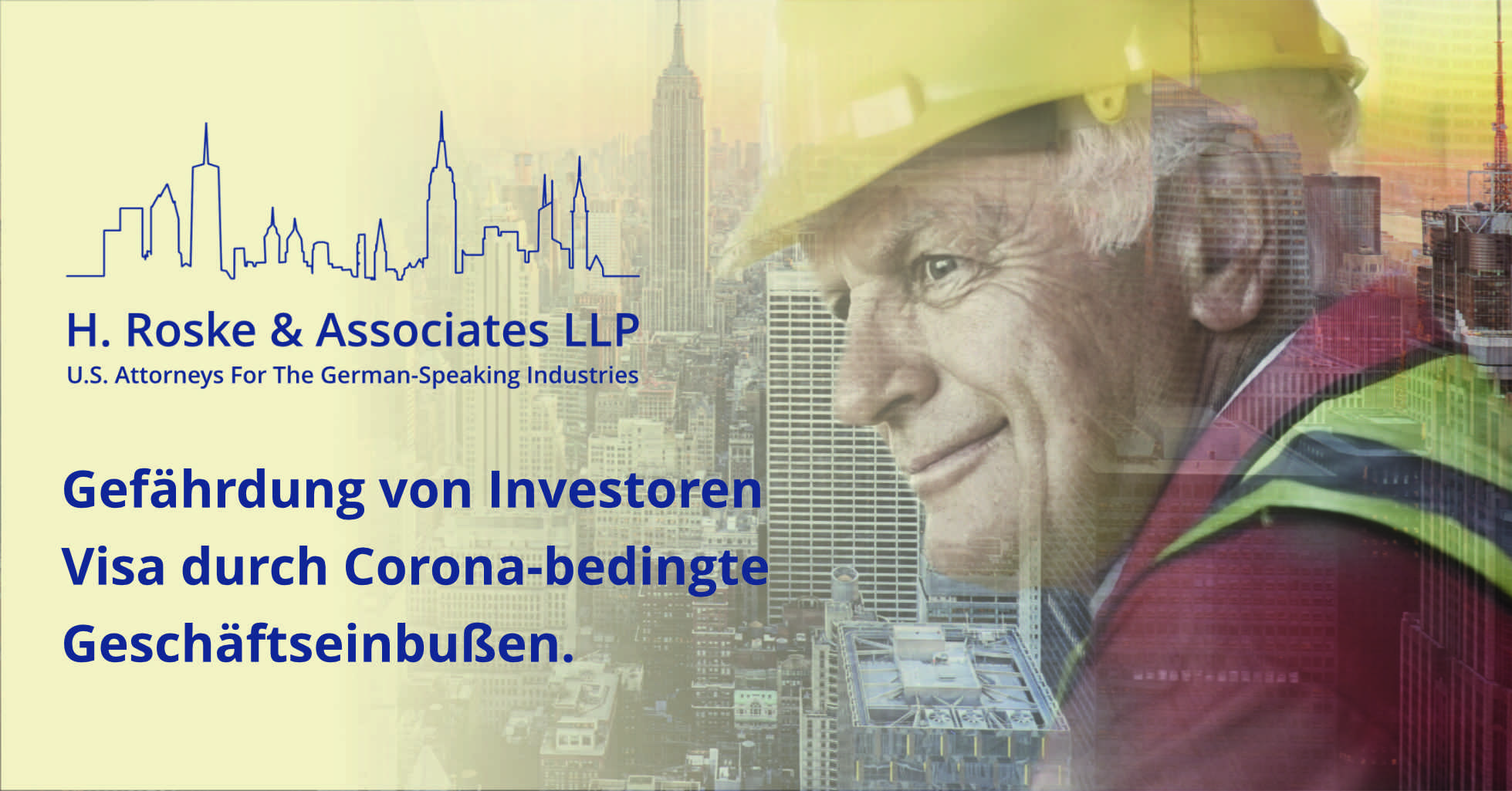 Gefährdung von Investoren Visa durch Corona Pandemie