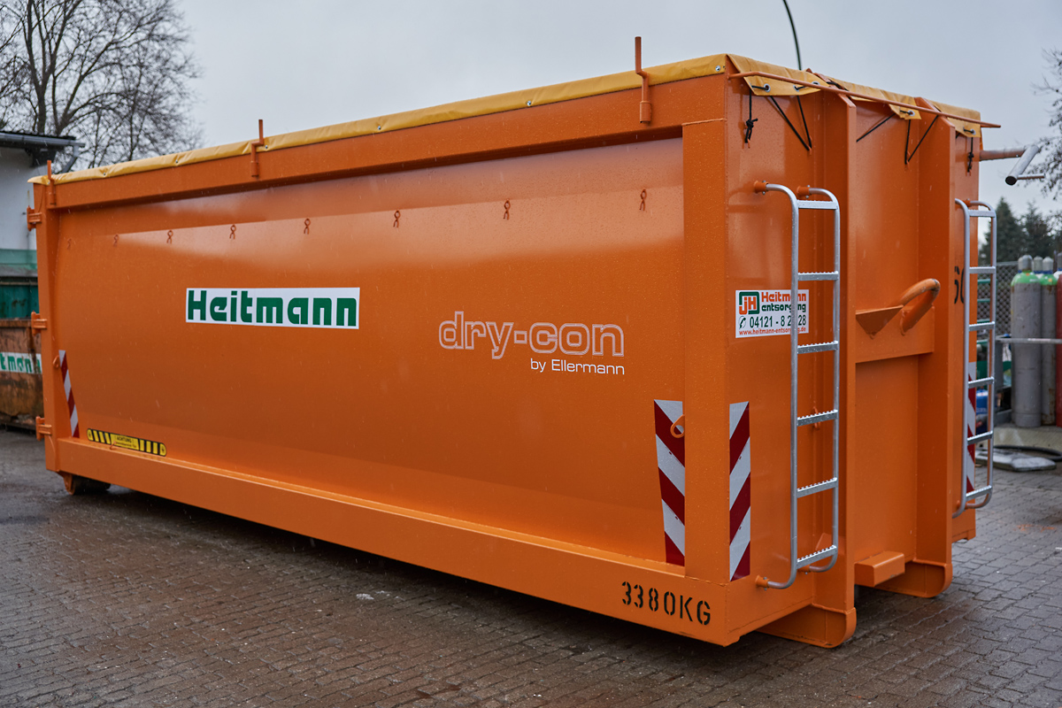 Dry-Con – Holztrocknung mit effektiver Luftführung im Mobilcontainer