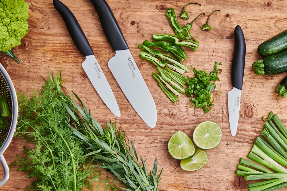 #stayathome mit Kyocera: Keramikmesser erleichtern die Zubereitung gesunder Mahlzeiten