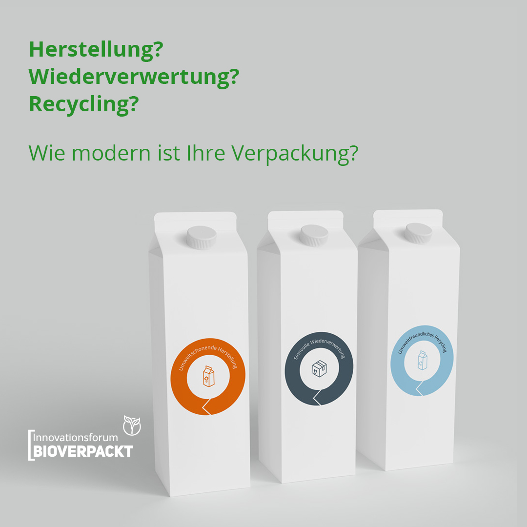 Herstellung? Wiederverwertung? Recycling? Wie modern sind Ihre Verpackungen?