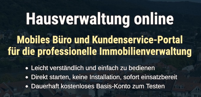 Hausverwalter profitieren aktuell von elektronischer Akte