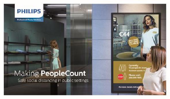 PeopleCount mit Philips Professional Display Solutions