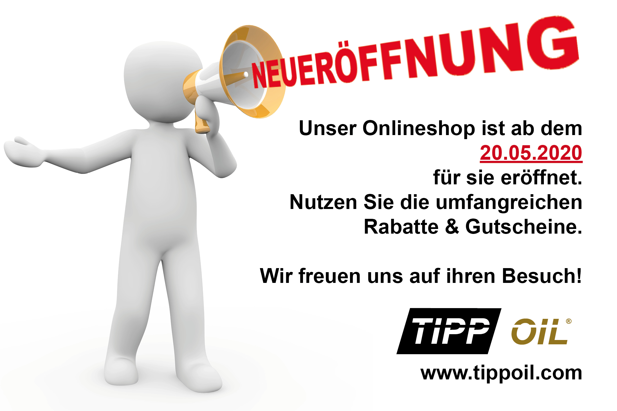 TIPP OIL  eröffnet  Online Shop im B2B Handel