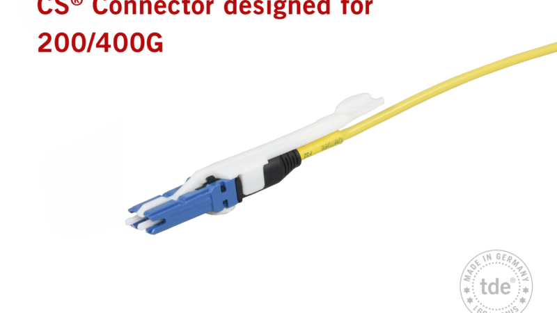 Made in Germany: tde offers fibre optic applications with new CS connector