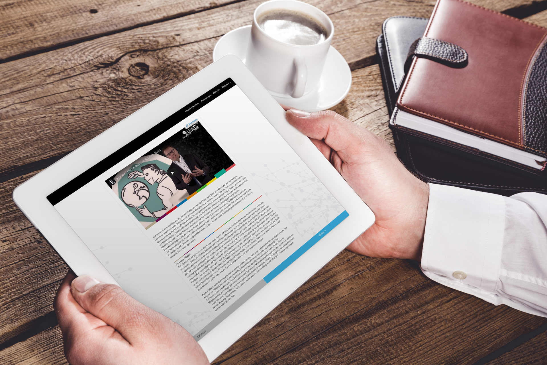 Wissen auffrischen und vertiefen: In der Consultant Lounge für 9-Levels-Berater