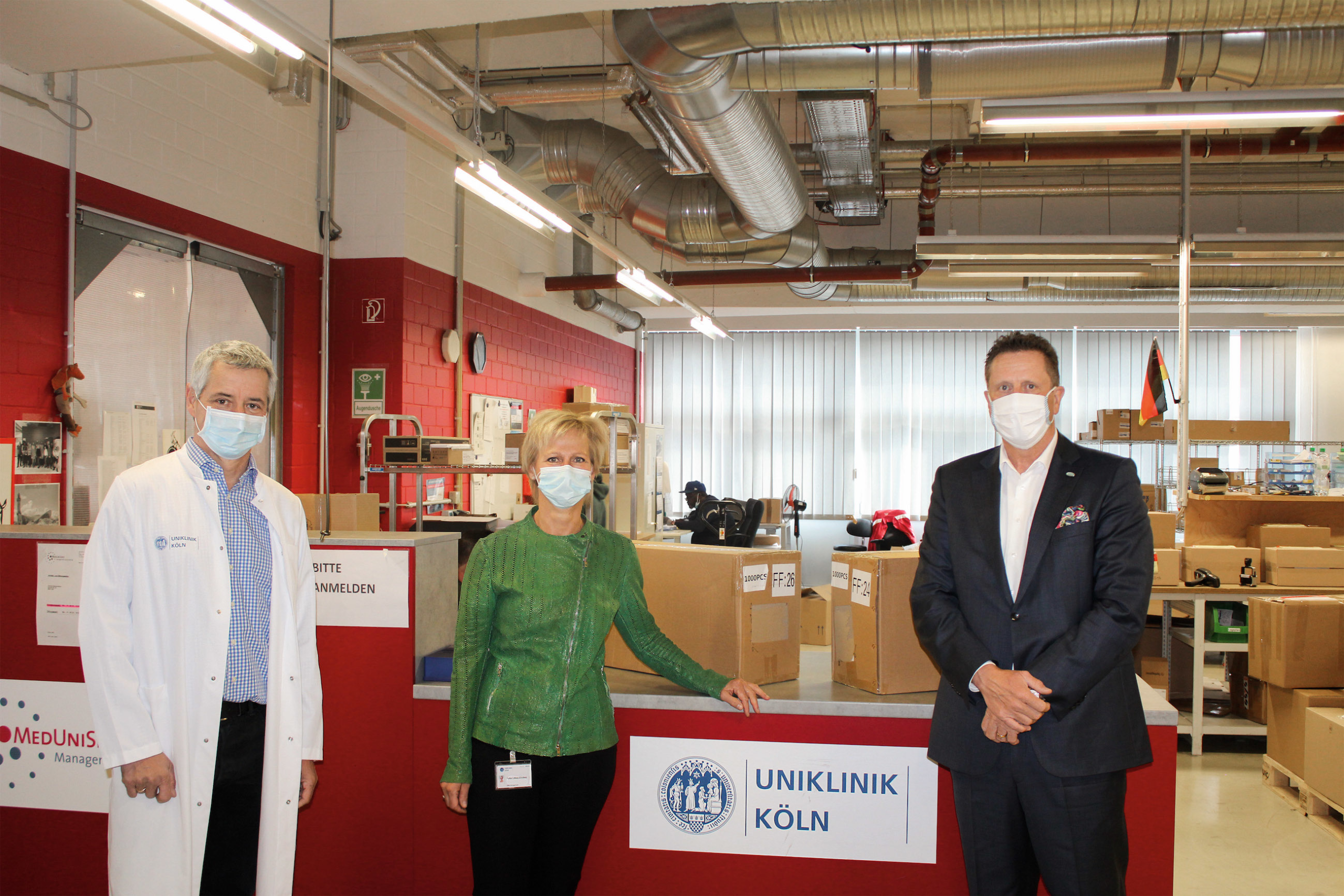 20.000 Atemschutzmasken für Kölner Ärzte und Pflegepersonal
