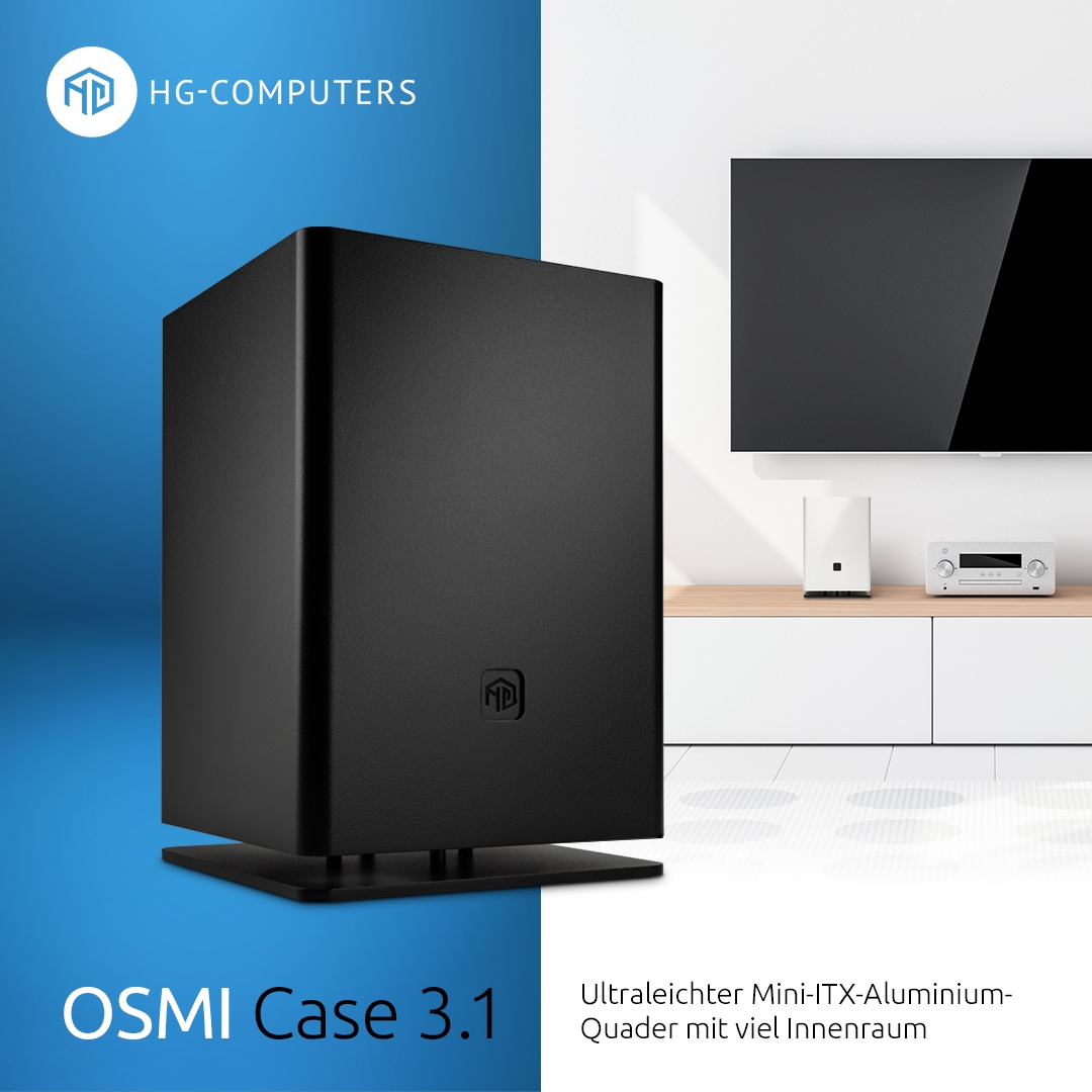 NEU: Caseking präsentiert Mini-ITX-Cube HGC OSMI 3.1