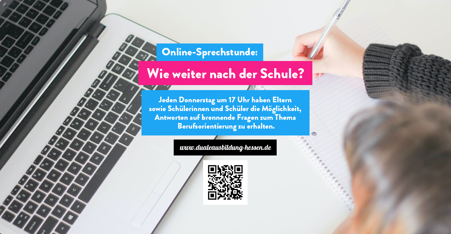 Berufsorientierung in der Online-Sprechstunde „Wie weiter nach der Schule?“