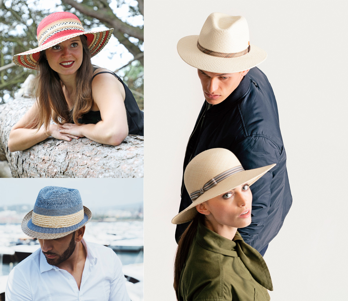 Bleiben Sie gesund! Headwear bieten UV-Schutz. Hutverband gibt praktische und modische Tipps