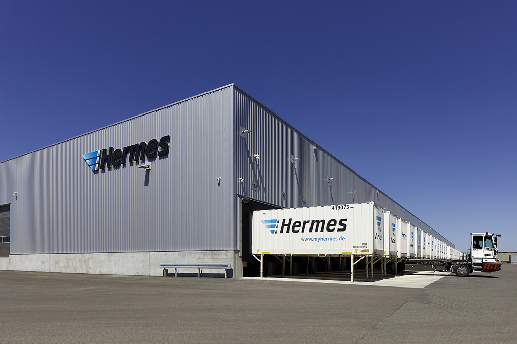 Ansbach: Hermes Logistikzentrum für Großstücke in Betrieb