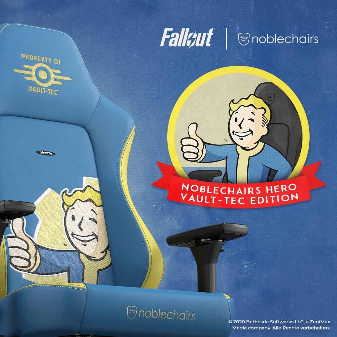 NEUHEIT: noblechairs HERO Fallout Vault Tec Edition!