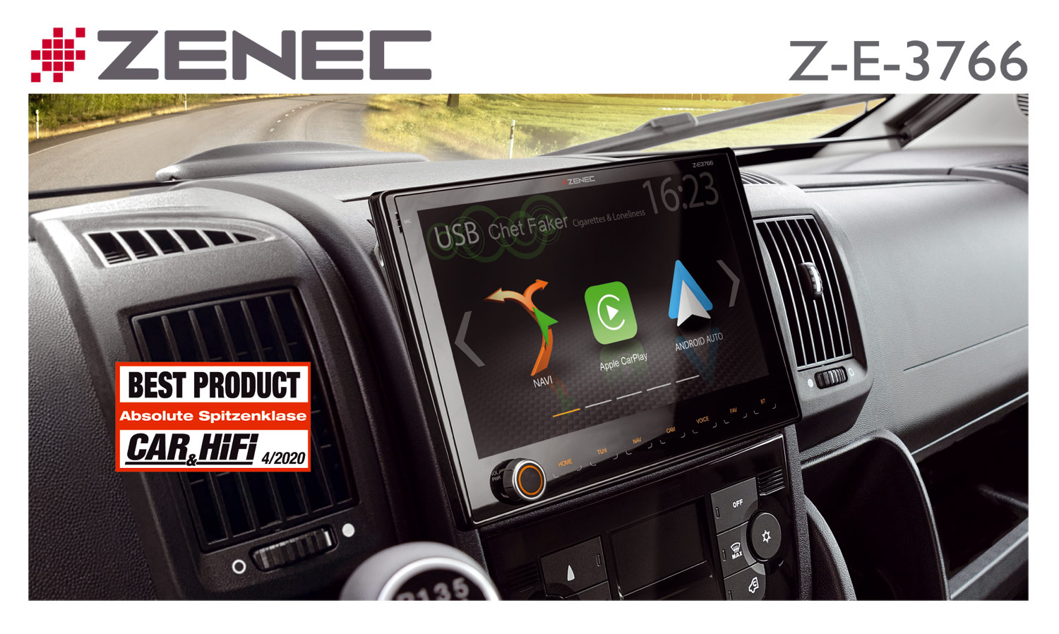 Best Product – ZENECs Navi Z-E3766 für Fiat Ducato