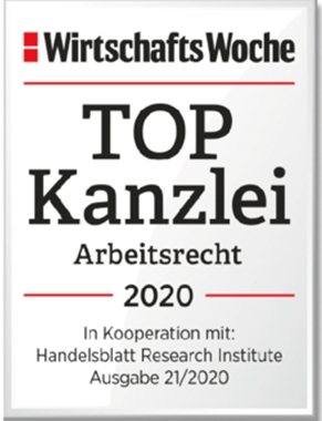 Kanzlei Bietmann als Top Kanzlei 2020 ausgezeichnet