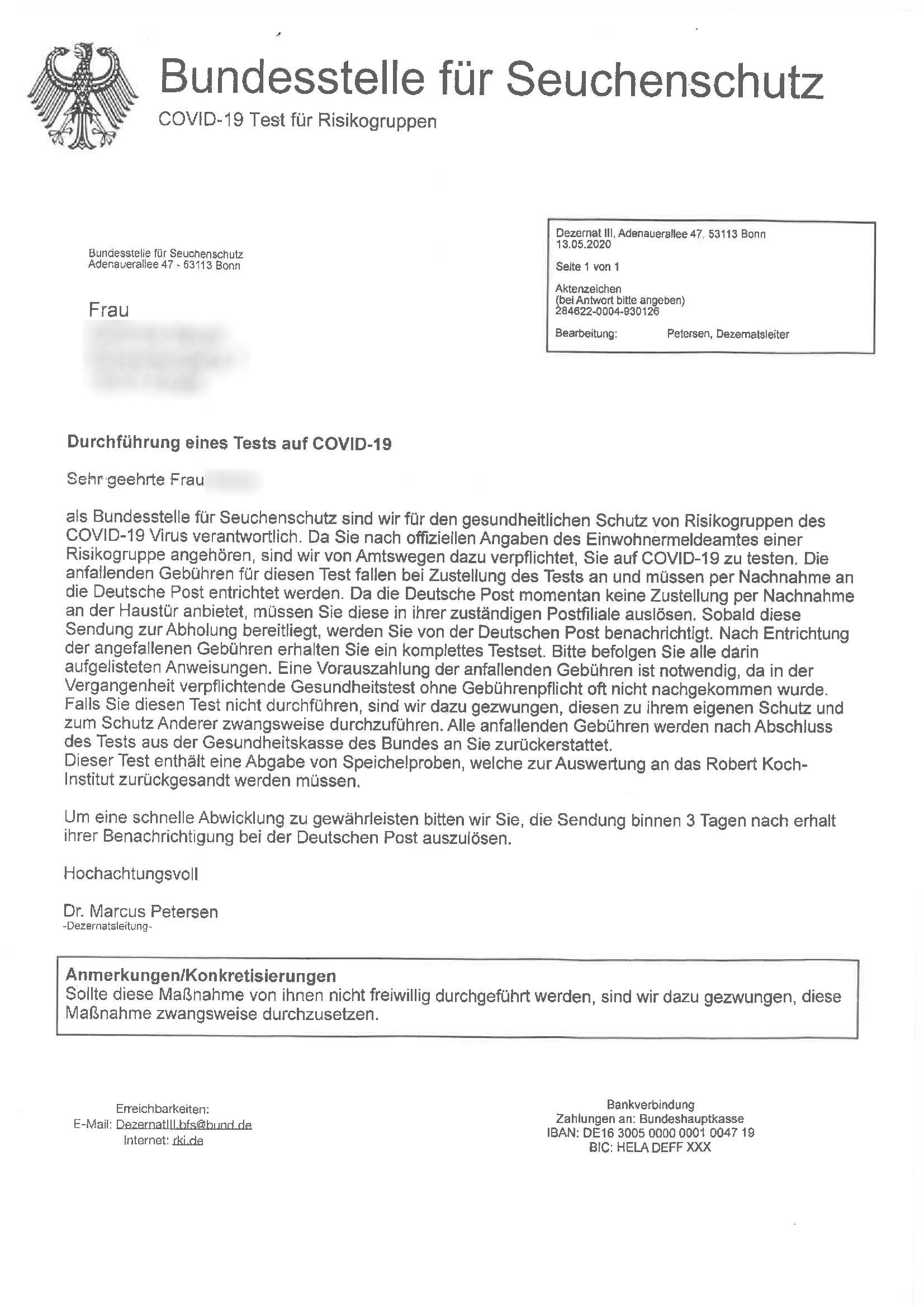 Corona-Betrug: Sprachprofiler analysieren gefälschten Behördenbrief