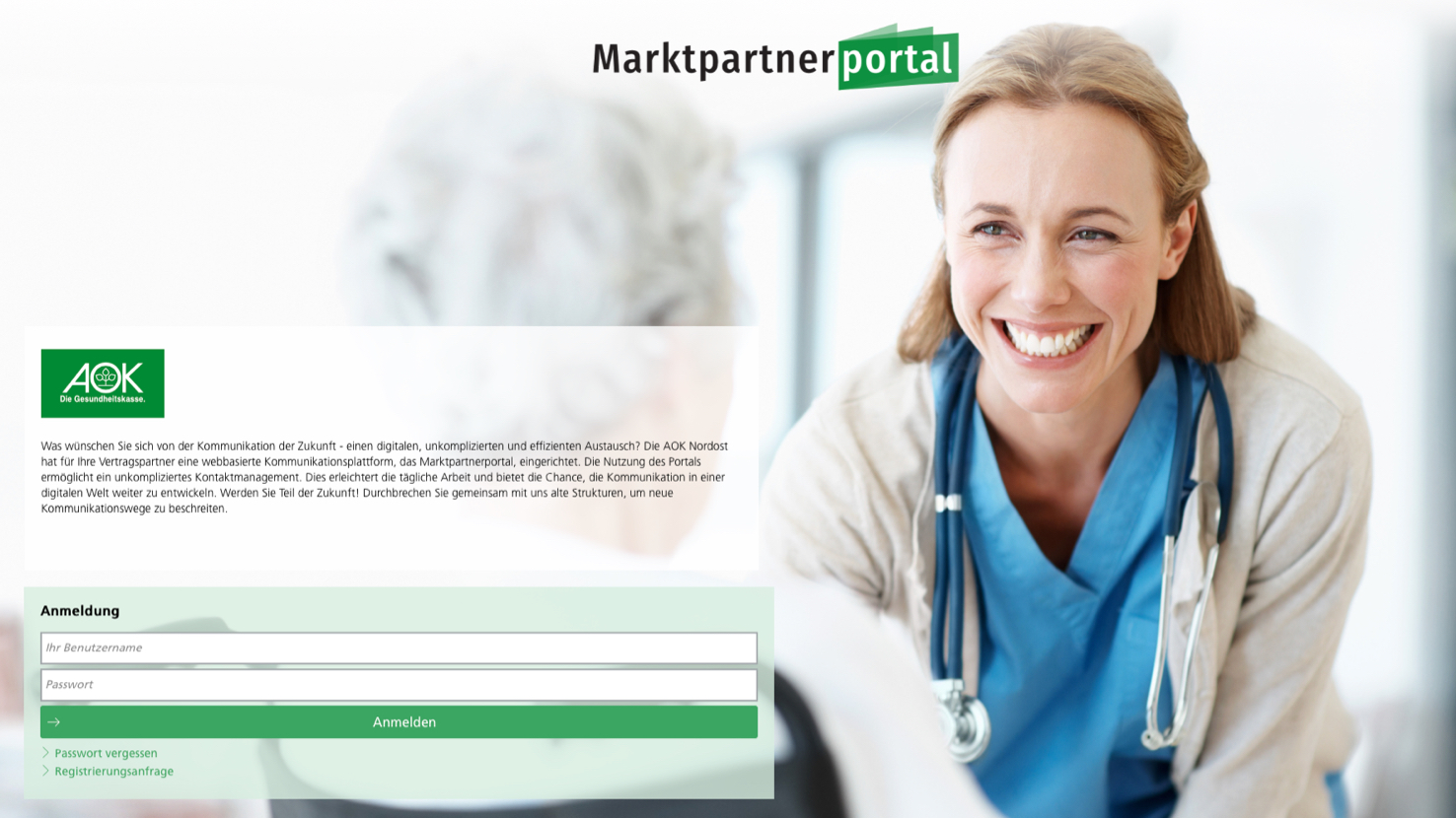 Neues Marktpartnerportal Pflege der AOK Nordost bewährt sich beim Covid-19-Rettungsschirm