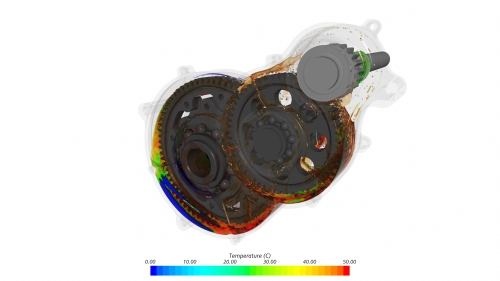 Neu: Simulation für Getriebeölung mit Temperaturnachweis