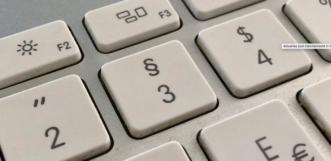 Aktuelles zum Familienrecht in Raststatt