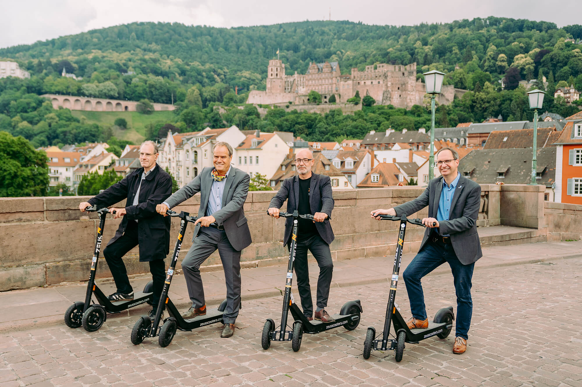 ZEUS Scooter rollen jetzt durch Heidelberg