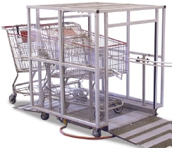 Automatischer Einkaufswagen-Desinfektionierer