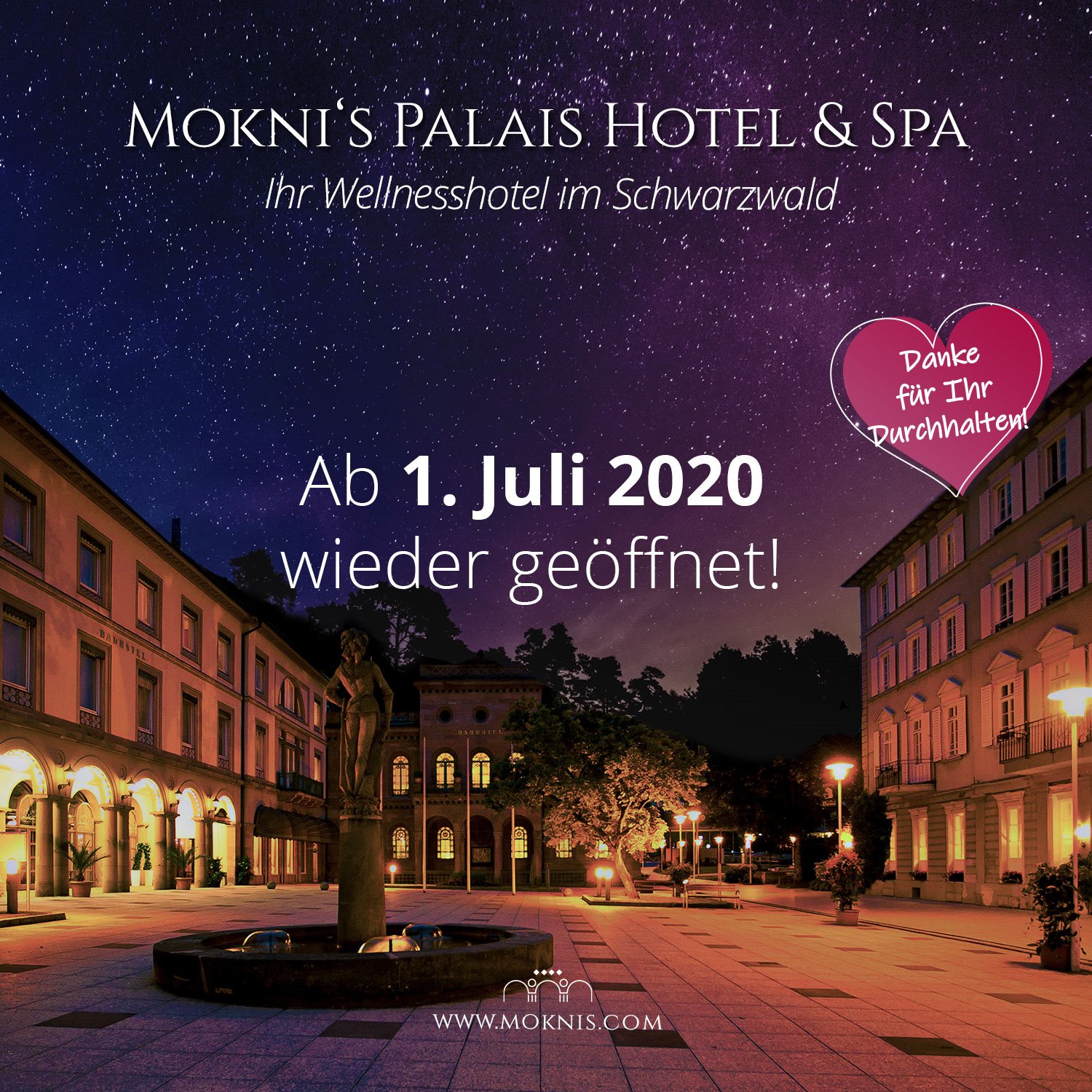 Ab 01.07. wieder geöffnet – Wellnesshotel im Schwarzwald