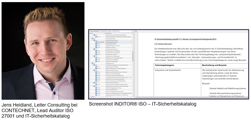 IT-Sicherheitskatalog in Softwarelösung INDITOR® ISO integriert