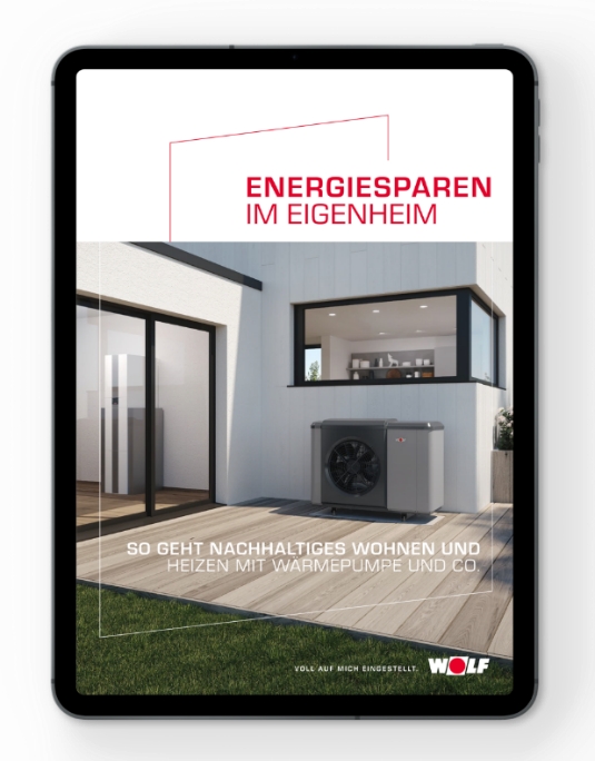 Kostenloses E-Book von WOLF mit Tipps zum Energiesparen im Eigenheim