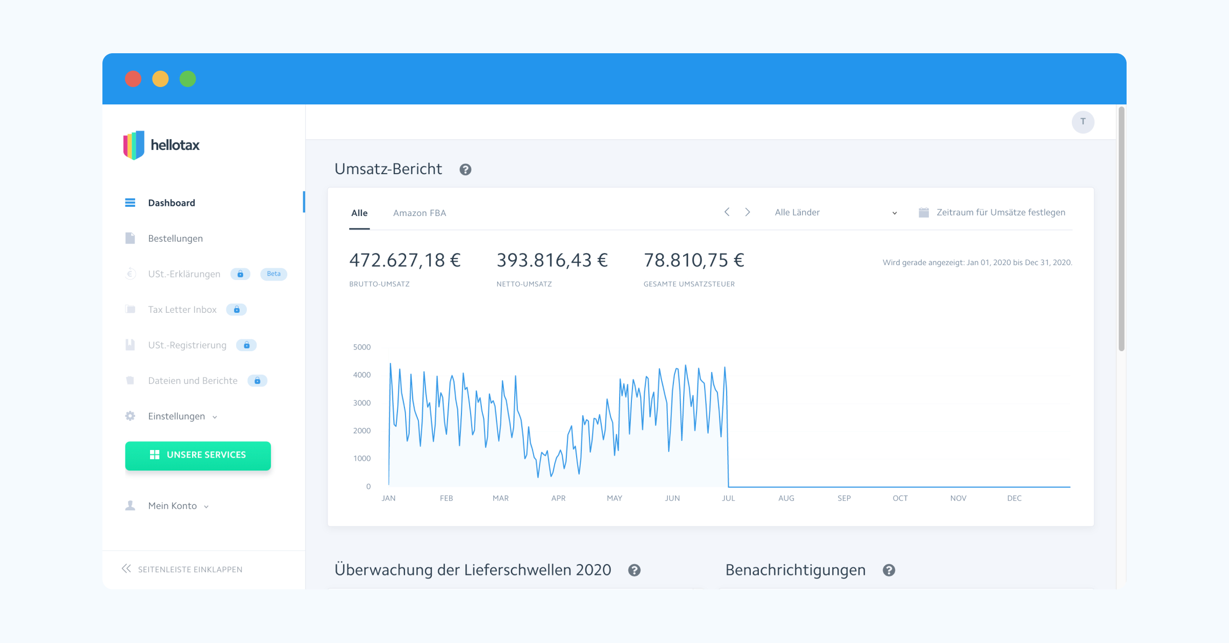 Das erste kostenlose Tool für die Verwaltung der Umsatzsteuer