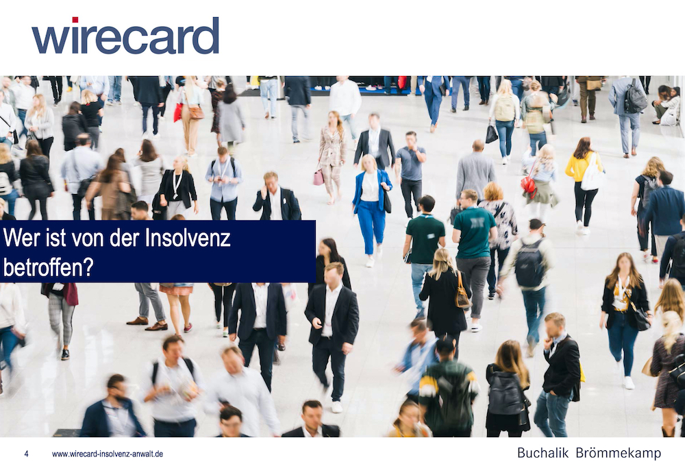 Hohe Verluste durch WIRECARD Bilanzskandal und Insolvenz, ggfs. Klage – was müssen geschädigte Aktionäre und Anleger beachten? Kostenlose Erstberatung