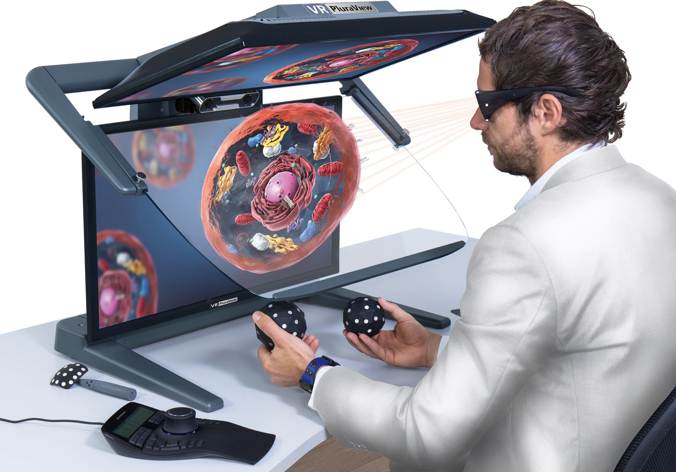 Komfortables 3D-Stereo Arbeiten in der Medizintechnik