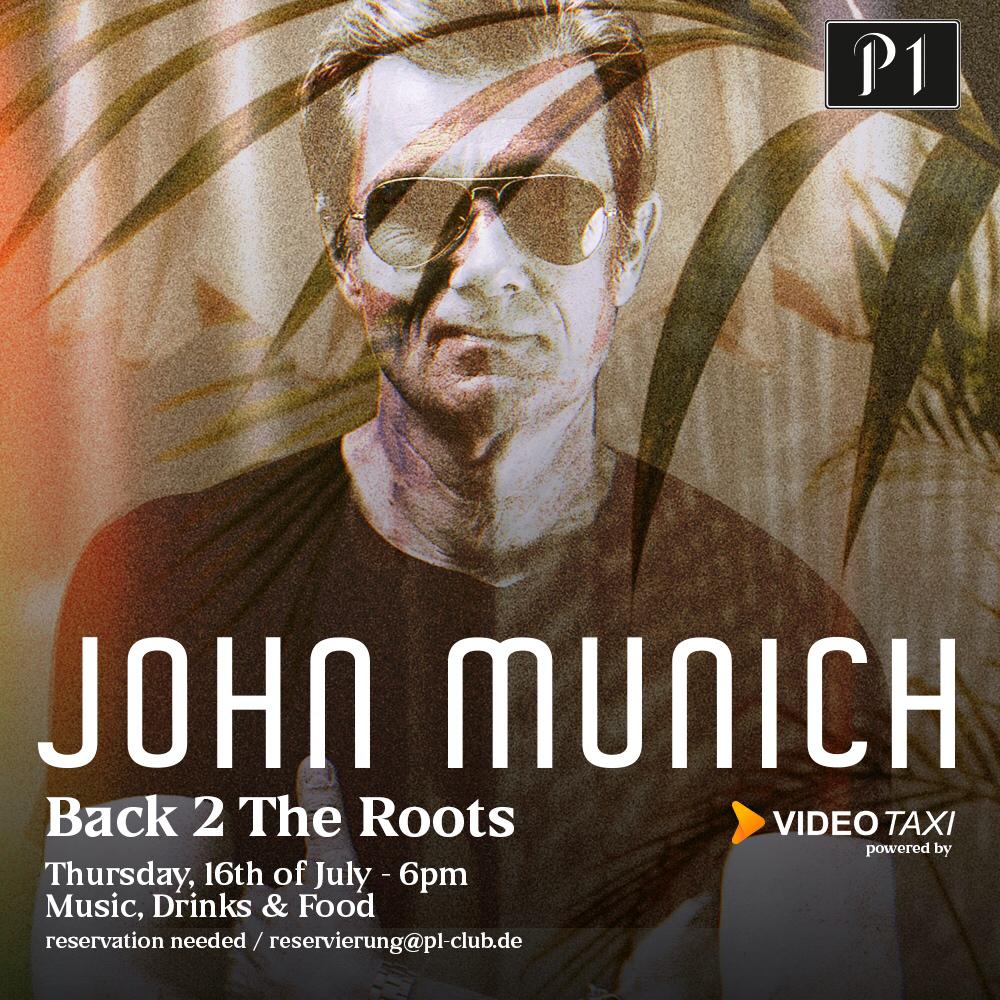 John Munich am 16. Juli live per Livestream auf Video.Taxi