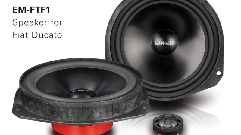 Better Sound in the Fiat Ducato with EMPHASER’s EM-FTF1 Speaker