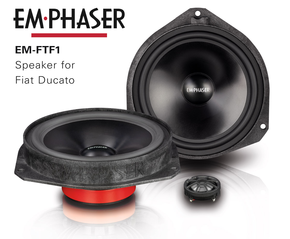 Better Sound in the Fiat Ducato with EMPHASER’s EM-FTF1 Speaker