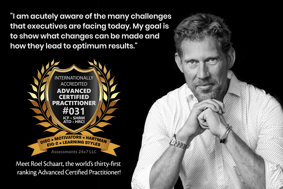 Roel Schaart – internationally accredited Advanced Certified Practitioner #31