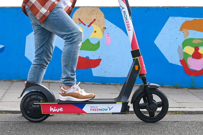 FREE NOW launcht eigene E-Scooter Flotte in Deutschland