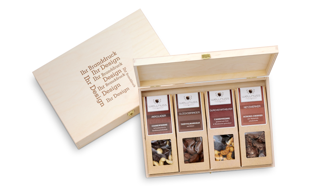 „wellnuss“ bringt gesunden Genuss ins Sortiment von brilliant promotion®