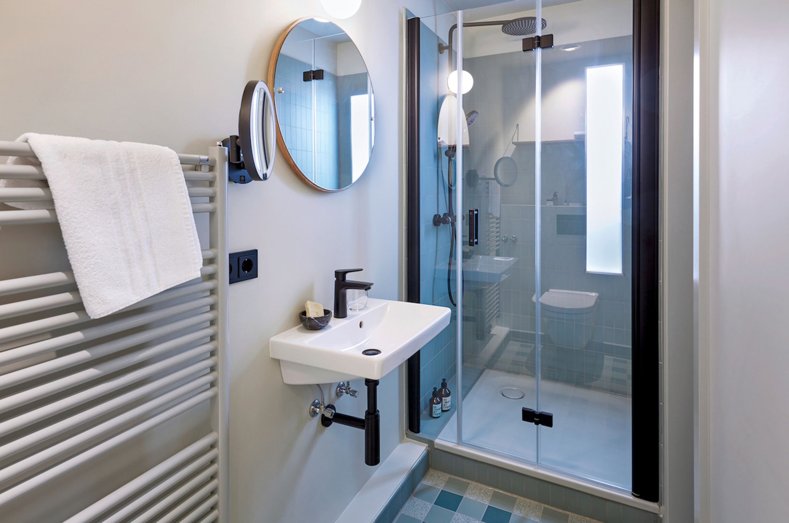 Anspruchsvolles Interior-Design bis unter die Dusche: Bette im stilwerk Hotel Heimhude