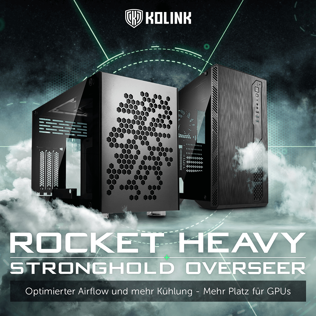 NEU: Kolink Rocket Heavy und Kolink Stronghold Overseer