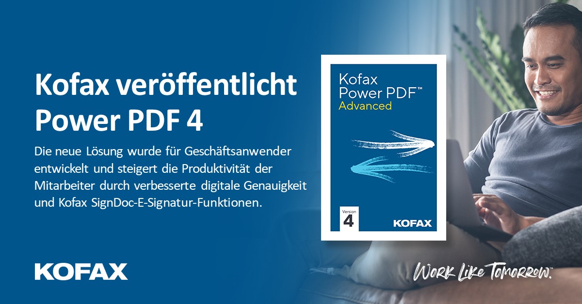 Kofax veröffentlicht Power PDF 4