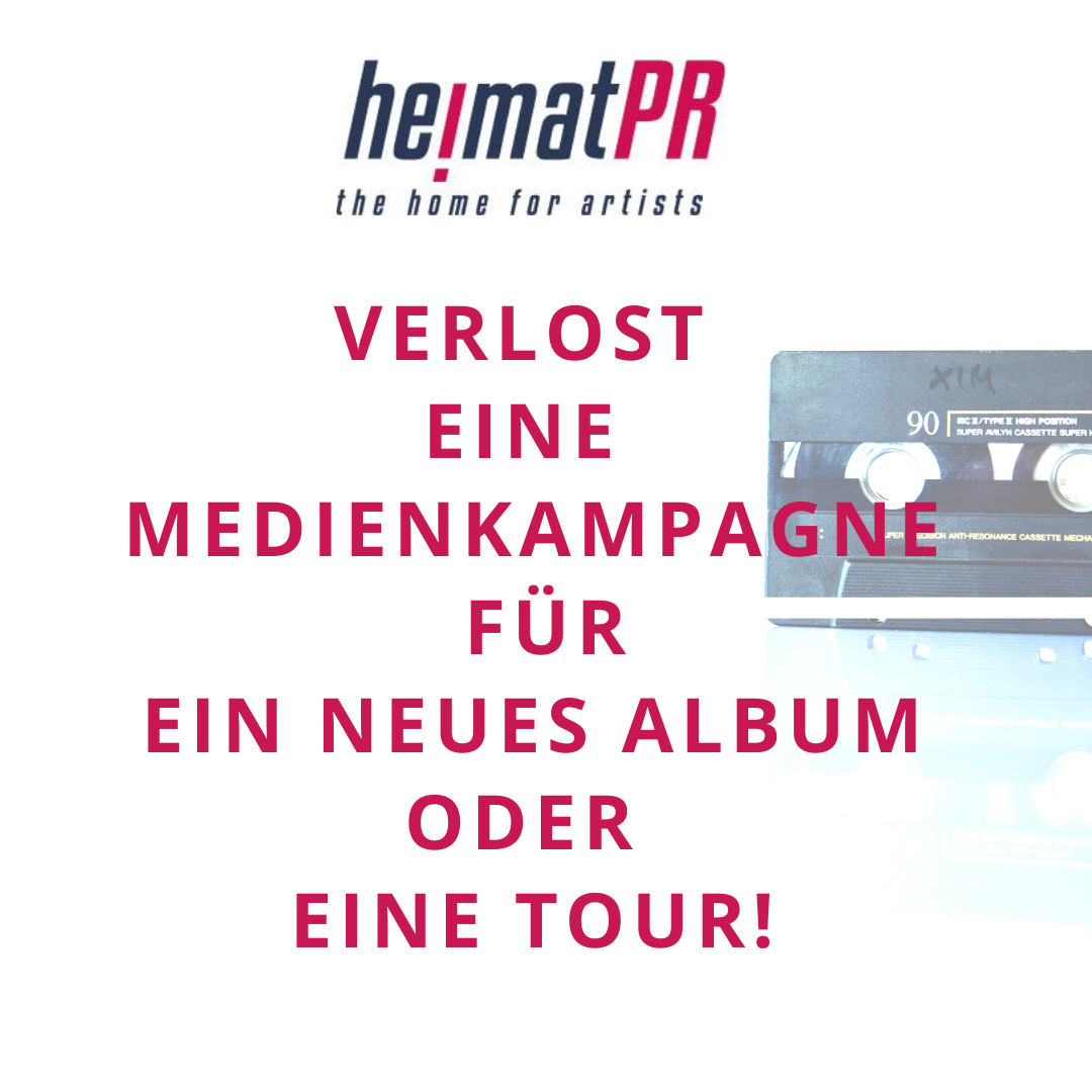 HeimatPR – the home for artists – verlost Medienkampagne!