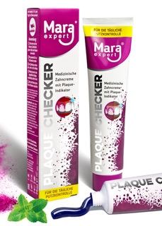 Neue medizinische Allround-Zahncreme mit Putzindikator