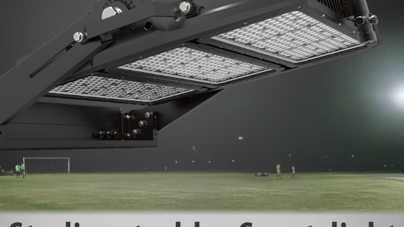 „Wir sind heller“ LED Stadionflutlicht Sportslight