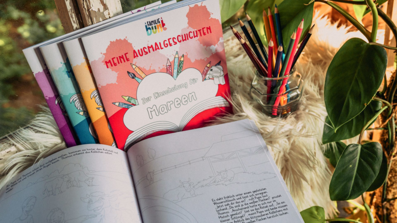 Personalisierbare Ausmalbücher setzen neue Maßstäbe