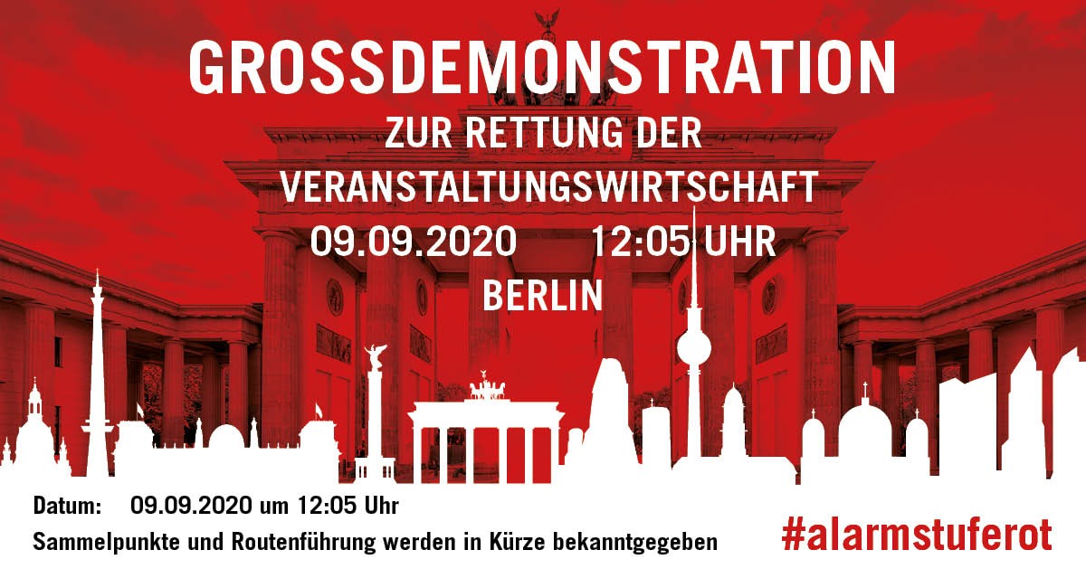 #AlarmstufeRot – Einladung zur Pressekonferenz am 09.09. in Berlin