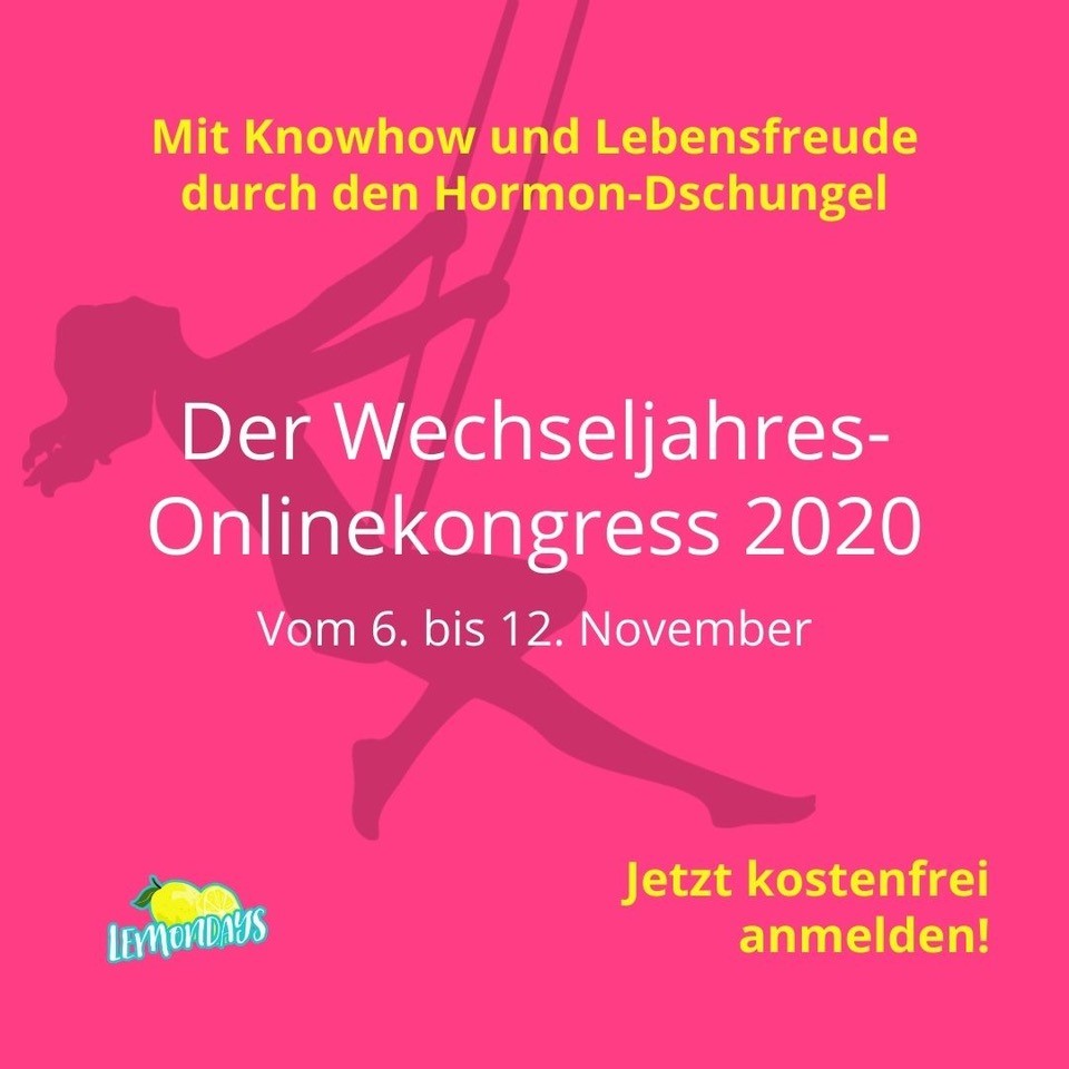 Lemondays feiert Tabu-Bruch: 1. Online-Kongress zum Thema Wechseljahre