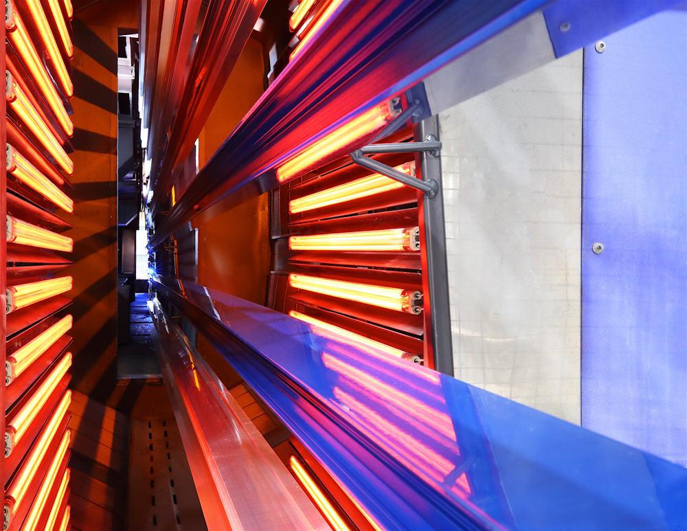 Infrarot Booster verhindert Pulververschleppung