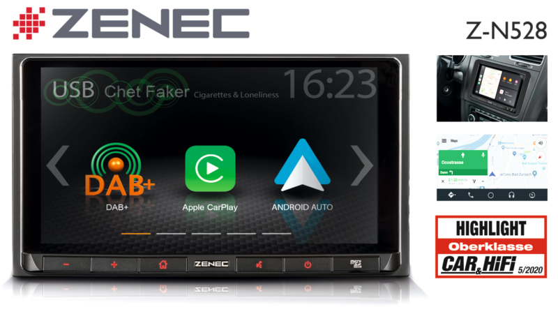 „Highlight“ accolade: ZENEC Car Infotainer Z-N528