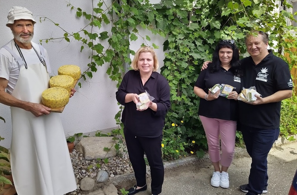 Käse mit dem Knusperfaktor Hanf